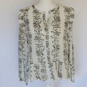 NWT Lucky Brand Valentina Blouse M
